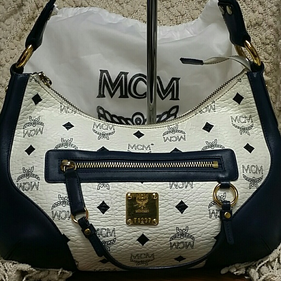MCM Handbags - Authentic MCM Munchen shoulder bag